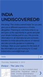 Mobile Screenshot of india-undiscovered.blogspot.com