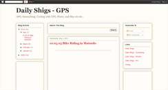 Desktop Screenshot of dailyshigs-gps.blogspot.com