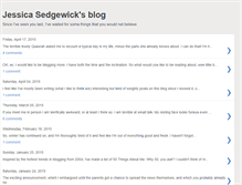 Tablet Screenshot of jessicasedgewick.blogspot.com