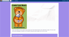 Desktop Screenshot of craniocarebears.blogspot.com