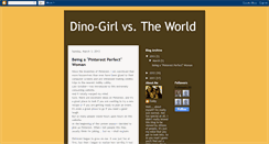 Desktop Screenshot of dino-girlvstheworld.blogspot.com