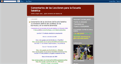 Desktop Screenshot of comentariosdeescuelasabatica.blogspot.com