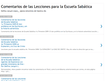 Tablet Screenshot of comentariosdeescuelasabatica.blogspot.com