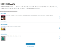 Tablet Screenshot of cafebiomaya.blogspot.com