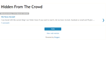 Tablet Screenshot of hidinginthecrowd.blogspot.com