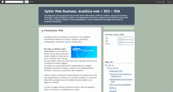 Desktop Screenshot of optimwebbusiness.blogspot.com