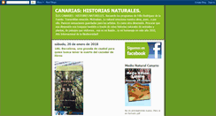 Desktop Screenshot of canariashistoriasnaturales.blogspot.com