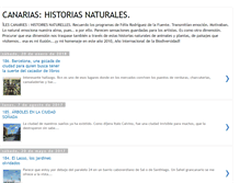 Tablet Screenshot of canariashistoriasnaturales.blogspot.com