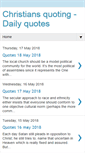 Mobile Screenshot of christiansquoting-dailyquotes.blogspot.com