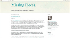 Desktop Screenshot of mommysmissingpieces.blogspot.com