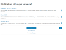 Tablet Screenshot of civilizationetlinguauniversal.blogspot.com