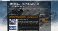 Desktop Screenshot of hindustanmotorcycling.blogspot.com
