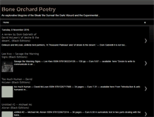 Tablet Screenshot of boneorchardpoetry.blogspot.com