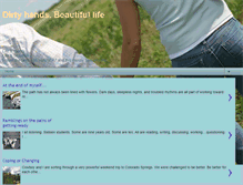 Tablet Screenshot of dirtyhands-beautifullife.blogspot.com