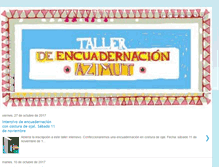 Tablet Screenshot of encuadernacionazimut.blogspot.com