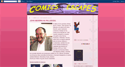 Desktop Screenshot of comicsescapes.blogspot.com