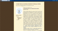 Desktop Screenshot of hdbcomunicacionesinspectorias.blogspot.com