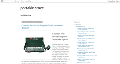 Desktop Screenshot of bestofportablestovereview.blogspot.com