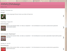 Tablet Screenshot of annalenadesign.blogspot.com
