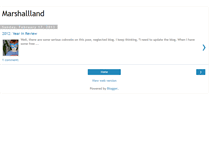 Tablet Screenshot of marshallland.blogspot.com