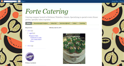 Desktop Screenshot of fortecatering.blogspot.com