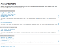 Tablet Screenshot of doorsmenards.blogspot.com