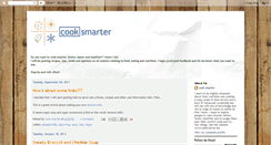 Desktop Screenshot of cookingsmarter.blogspot.com