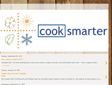 Tablet Screenshot of cookingsmarter.blogspot.com