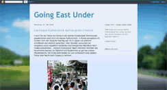 Desktop Screenshot of going-east-under.blogspot.com