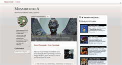 Desktop Screenshot of monstruoteca.blogspot.com