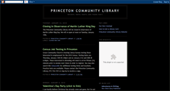 Desktop Screenshot of princetonlibrary.blogspot.com