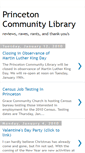 Mobile Screenshot of princetonlibrary.blogspot.com