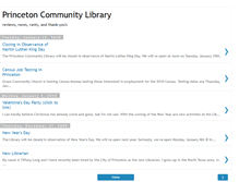 Tablet Screenshot of princetonlibrary.blogspot.com