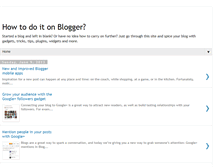Tablet Screenshot of howtodoitonblogger.blogspot.com