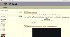 Desktop Screenshot of fic123favi.blogspot.com