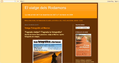 Desktop Screenshot of elviatgedelsrodamons.blogspot.com