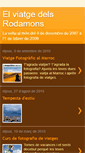 Mobile Screenshot of elviatgedelsrodamons.blogspot.com