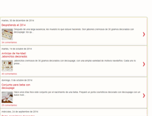 Tablet Screenshot of decoupageyalgomas.blogspot.com