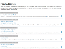 Tablet Screenshot of foodadditives.blogspot.com
