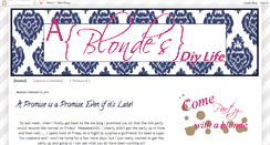Desktop Screenshot of ablondesdiylife.blogspot.com