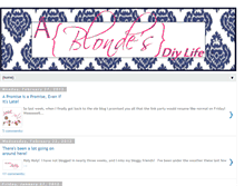 Tablet Screenshot of ablondesdiylife.blogspot.com