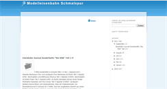 Desktop Screenshot of modelleisenbahnschmallspur.blogspot.com