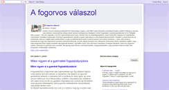 Desktop Screenshot of a-fogorvos-orvosol.blogspot.com