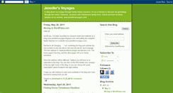 Desktop Screenshot of jennifersvoyages.blogspot.com