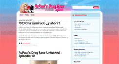 Desktop Screenshot of dragracespain.blogspot.com