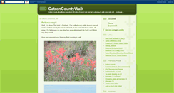 Desktop Screenshot of catroncountywalk.blogspot.com