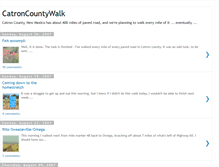 Tablet Screenshot of catroncountywalk.blogspot.com