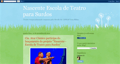 Desktop Screenshot of nascenteteatroparasurdos.blogspot.com