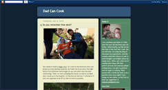 Desktop Screenshot of daddysagoodcook.blogspot.com