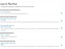 Tablet Screenshot of lawinthefirst.blogspot.com